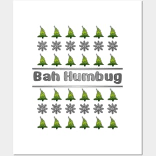 Ugly Christmas Bah Humbug Posters and Art